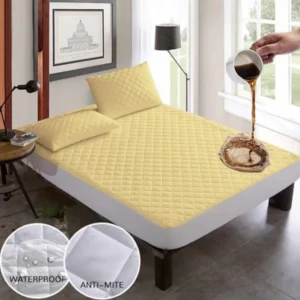 Soft Cotton Quilted 100% Waterproof Fitted Mattress Protector - Skin