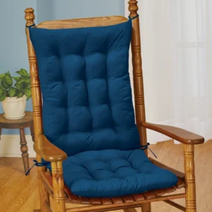 Cushion Chair Sitting Cushion Rocking Chair Cushion Pad Non Slip Cushion for Rocking Chair | premium Expot Quality ( Navey Blue Colouer )