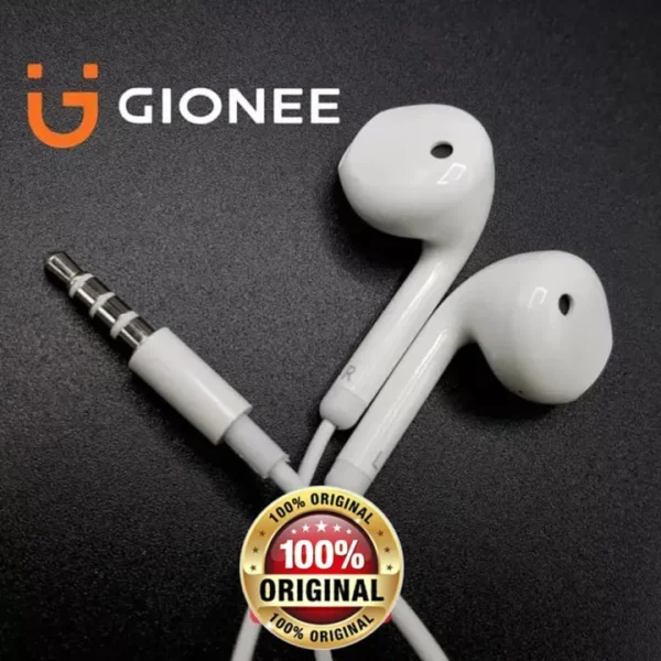 100% Original GIONEE Handsfree Earphones Pure Imported Handsfree With High Quality Sound Mic