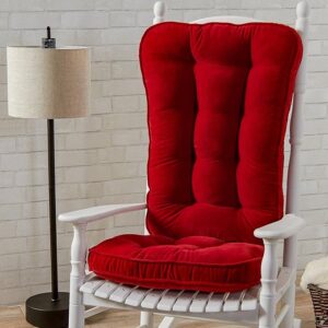 Cushion Chair Sitting Cushion Rocking Chair Cushion Pad Non Slip Cushion for Rocking Chair | premium Expot Quality ( Maroon Colouer )