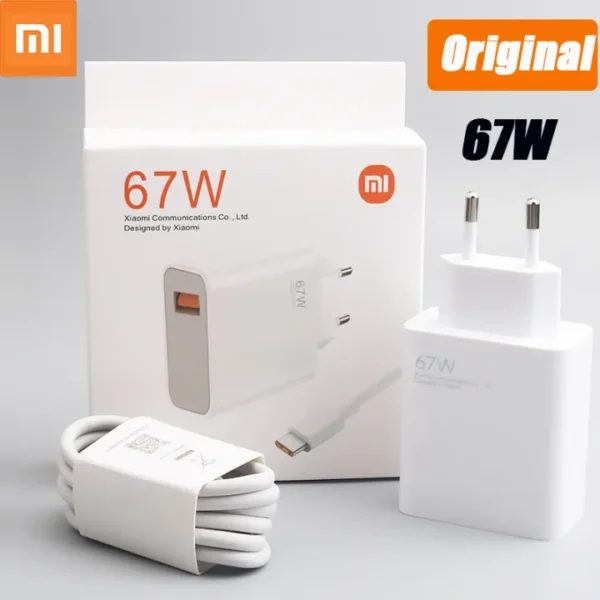 MI 67W Power Adapter & Cable Bundle