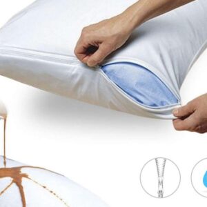 Waterproof Pillow Covers - White