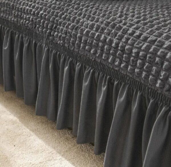 High Quality New Turkish Style Bubble Sofa Cover - Grey Color
