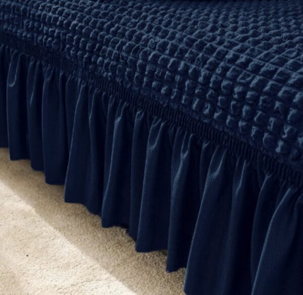 High Quality New Turkish Style Bubble Sofa Cover - Blue Color
