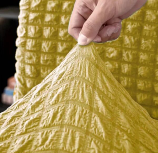 High Quality New Turkish Style Bubble Sofa Cover - Golden Color