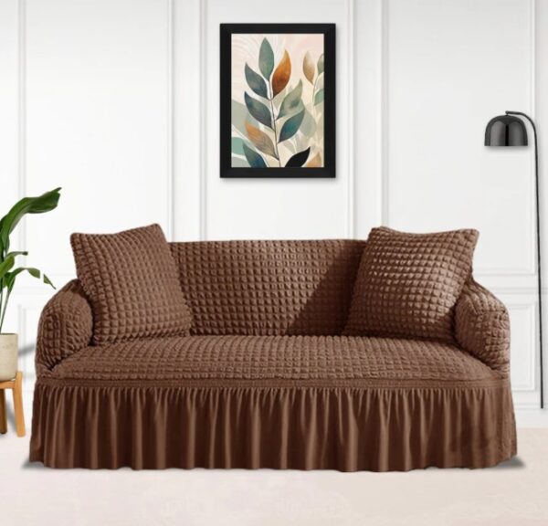 High Quality New Turkish Style Bubble Sofa Cover - Mouse Color