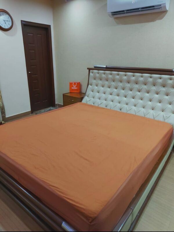 Poly Cotton Fitted Style Waterproof Mattress Protector - Black