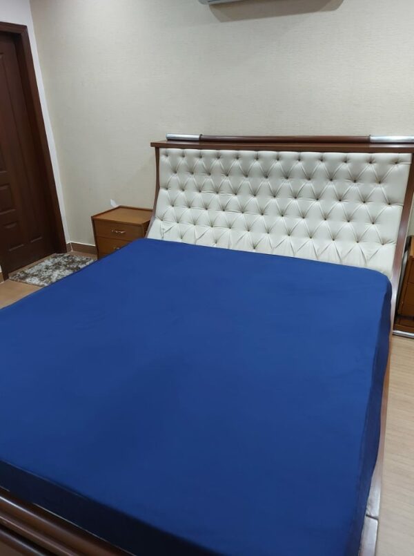 Poly Cotton Fitted Style Waterproof Mattress Protector - Black