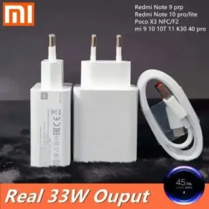 100% Original 33W Turbo Charger For Xiaomi MI Phones
