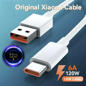 6A Redmi 67W Turbo Cable – Ultra-Fast Charging and Data Transfer Solution - USB to Type-C | Compatible With All Smartphones