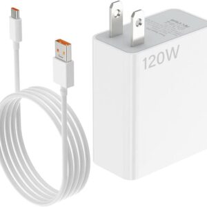 100% Original 120W Xiaomi Charger Turbo Fast Charge 120W EU Hypercharge Smart Adapter