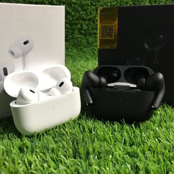 Made in USA Airpods Pro with MagSafe Charging Case (USB‑C) With Active Noise Cancelling Latest Generation Airpods ( Black)