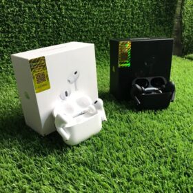 Made in USA Airpods Pro with MagSafe Charging Case (USB‑C) With Active Noise Cancelling Latest Generation Airpods ( Black)